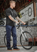 Mens Midweight Drill Cargo Pant (Stout) - Navy
