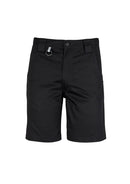 Mens Plain Utility Short - Black