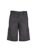 Mens Midweight Drill Cargo Short - Charcoal
