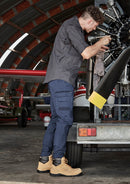 Mens Rugged Cooling Long Sleeve Shirt - Charcoal