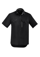 Mens Outdoor Short Sleeve Shirt - Black