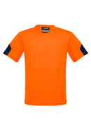Mens Hi Vis Squad Tee - Orange/Navy