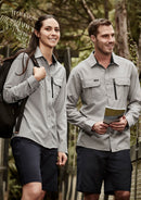 Womens Outdoor Long Sleeve Shirt - Stone