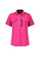 Womens Outdoor Short Sleeve Shirt - Pink