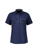 Womens Outdoor Short Sleeve Shirt - Navy