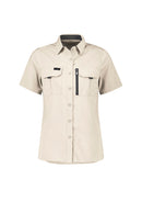 Womens Outdoor Short Sleeve Shirt - Sand