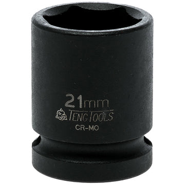 Teng 1/2in Dr. Impact Socket 21mm DIN