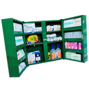 First Aid Metal Box Double Door X Large Wall Mountable Green Empty size 53 x 53 x 20cm