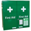 First Aid Medical Station Double Door Stocked Medical Cabinet 53x53x20cm