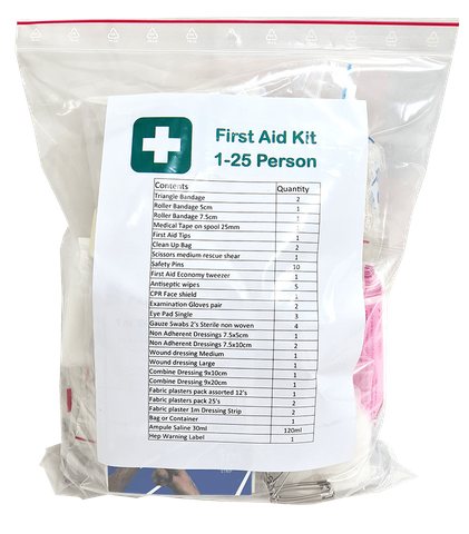 First Aid Kits - Office Range 1-25 Refill (Complete)