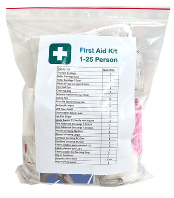 First Aid Kits - Office Range 1-25 Refill (Complete)
