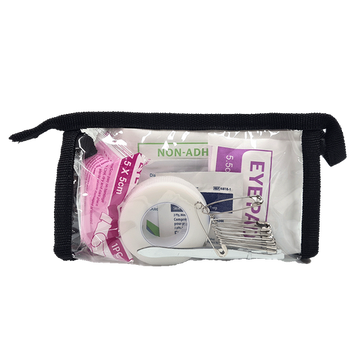 First Aid Bag Soft Pack, Clear, Small Triangle, No Handles