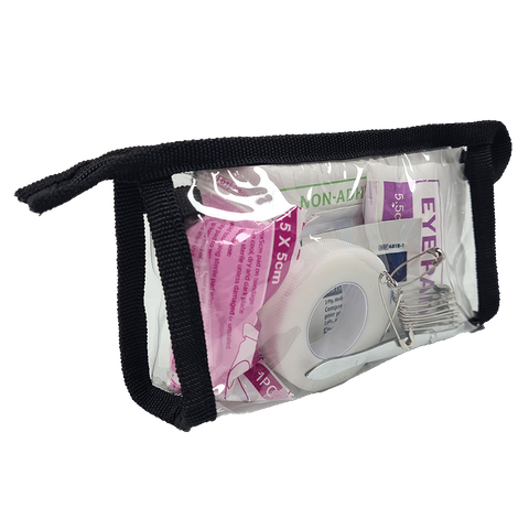 First Aid Bag Soft Pack, Clear, Small Triangle, No Handles