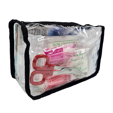 First Aid Bag Soft Pack, Clear, Large Triangle, No Handles