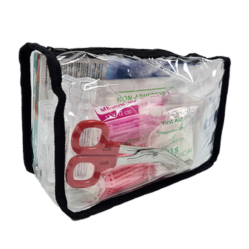 First Aid Bag Soft Pack, Clear, Large Triangle, No Handles