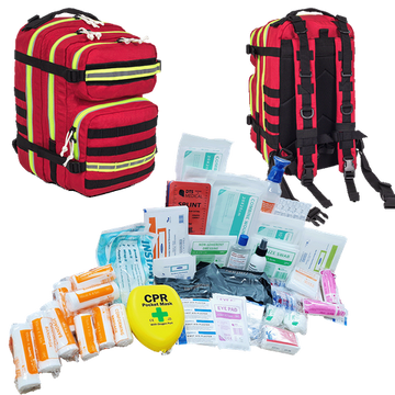 First Aid Medium Major/ Mass Incident First Responder Kit in in Basic Back Pack EB02.042
