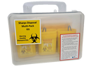 Sharps and Bio Hazard Waste Personal Containment Kit Has 3 x PSCK001 Inside
