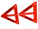 Warning Triangle Budget Stores Flat Slots together Set Of Two