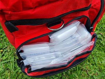 Comprehensive Emergency Major / Mass Incident First Aid Kit, Aimed for up to 25 Injured Individuals, with an assortment of light to serious injuries, Check contents to see if it fits your needs
