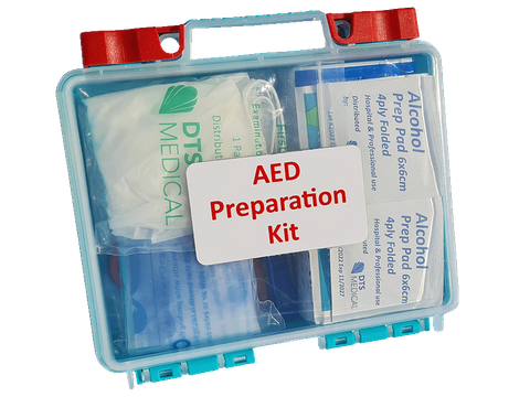 AED Prep Kit Economy in small plastic kit box