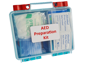 AED Prep Kit Economy in small plastic kit box