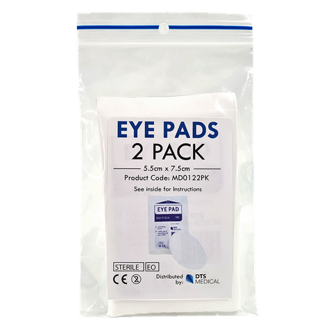 Eye Pad Oval Large 7.5cm x 5.5cm 2 Pack Sterile