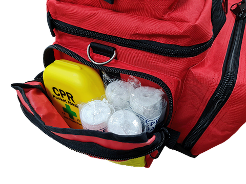 First Aid Resus styled Medium Major/ Mass Incident First Responder Kit in Under Arm Sling Style Tog Style Bag