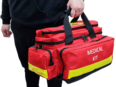 First Aid Resus styled Medium Major/ Mass Incident First Responder Kit in Under Arm Sling Style Tog Style Bag