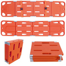 Patient Backboard QF with Straps Lightweight Durable Plastic Folds into quarters