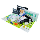 Personal Trauma First Aid Kit in EM13.007 Bag that can be used as sling bag, hand carry, or waist belt carry