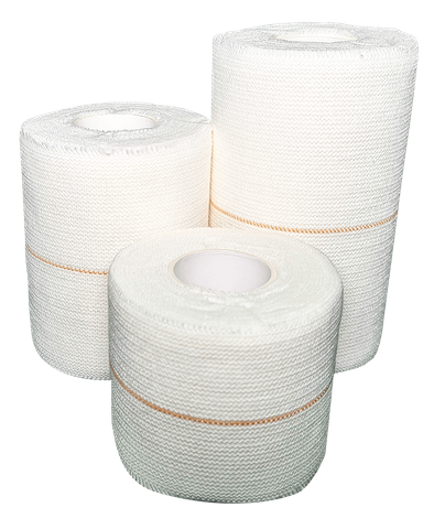 Fabric Elastic Adhesive Bandage White 7.5cm x 4.5m