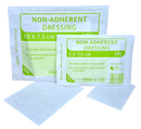 Non Adherent Dressings 7.5cmx5cm Sterile Single
