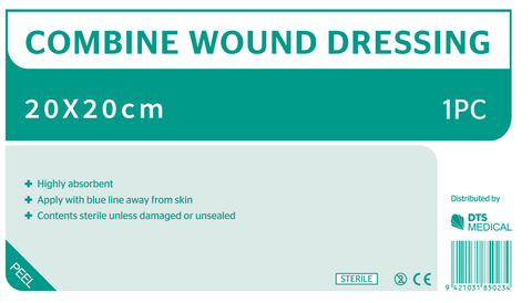 Combine Dressings, First Aid 20x20cm Sterile