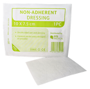 Non Adherent Dressings 10cm x 7.5cm Sterile Single