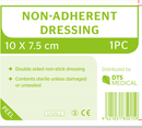 Non Adherent Dressings 10cm x 7.5cm Sterile Single