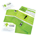 First Aid Instructions Tips / Guide, folded to Credit card size. High quality printed