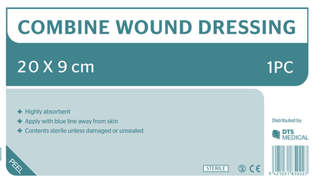 Combine Dressings, First Aid 20x9cm Sterile
