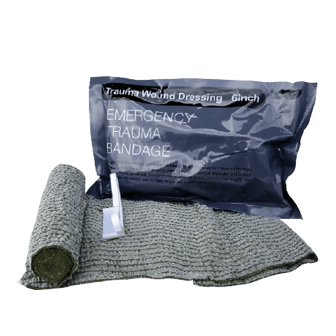 Military Israeli Style Wound Trauma Dressings Single Sterile 15cm Wide