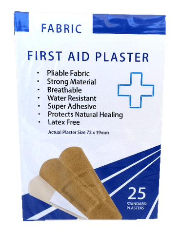 Fabric Regular Plasters Skin colour Packet of 25