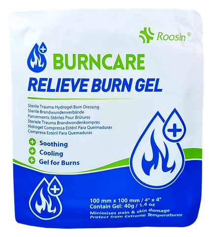 Burn Dressing Gel Soaked Dressing 10x10cm Sterile