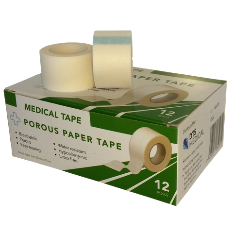 Microporous Paper tape First Aid Medical 25mm x 9.1m