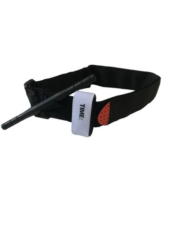 Tourniquet Military / Combat style, Velcro Adjustable with Windlass Black