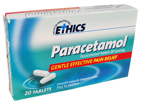 Paracetamol 500mg - Pain Relief 20's capsules