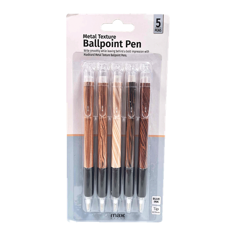 Writing Pen 5 Pack / Basic / Picture for representation purpose only