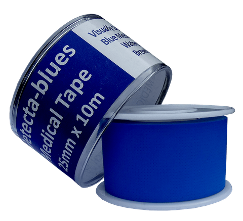 Water Proof Blue First Aid Medical Tape 25mm x 10m