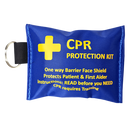 CPR Key Ring Pouch Blue - with CPR Shield