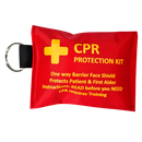CPR Key Ring Pouch Red with CPR Only