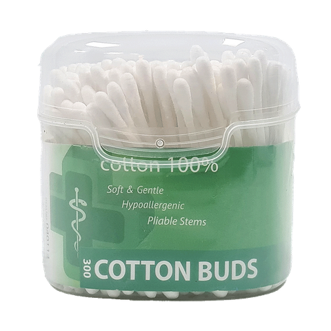 Cotton Tips Double Ended 300 per Pack Sleeve of 6