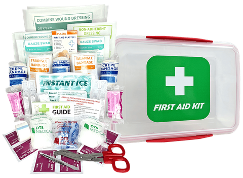 Early Child Care First Aid Kit Medium - Plastic Lunch Box style