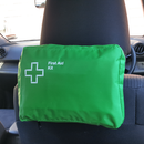 First Aid Bag Soft Pack, Green, Medium, 2 Green Fold Out Sleeves Velcro Attaching No Handles